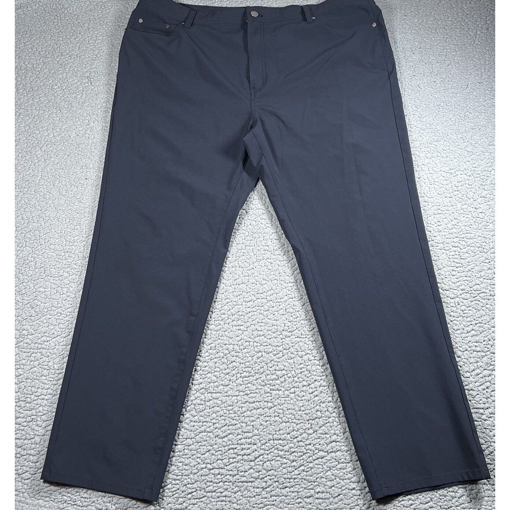 J Hilburn Mens Pants 40x29 Blue‎ Golf Stretch Chino Tech STU